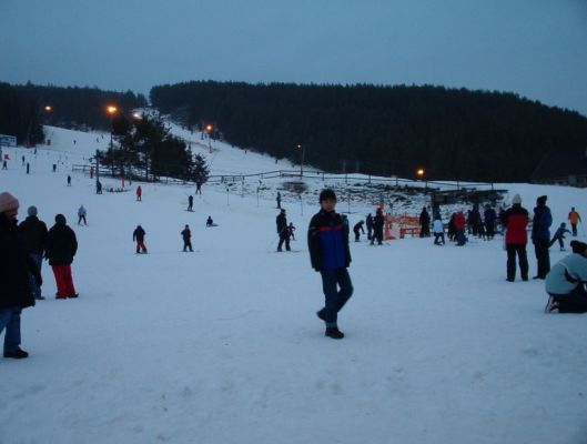 At the ski area in Ulricehamn, December 2002
